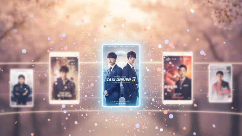 2025年12月 Viki 熱門韓劇榜首《模範計程車3》劇照意象圖