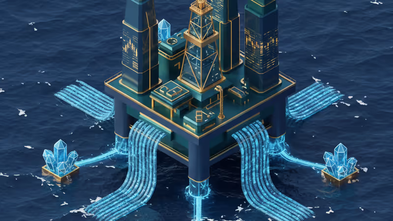 深海でレアアースを採掘する東洋エンジニアリングの探査機イメージ