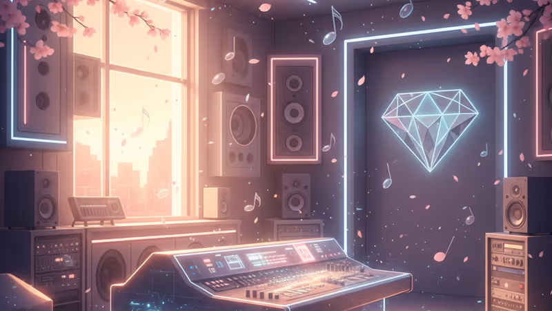 트레저의 상징인 푸른 다이아몬드 응원봉이 가득한 콘서트장 전경