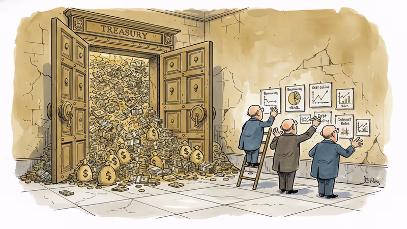 미국 재무부, 1분기 차입 전망 하향 조정