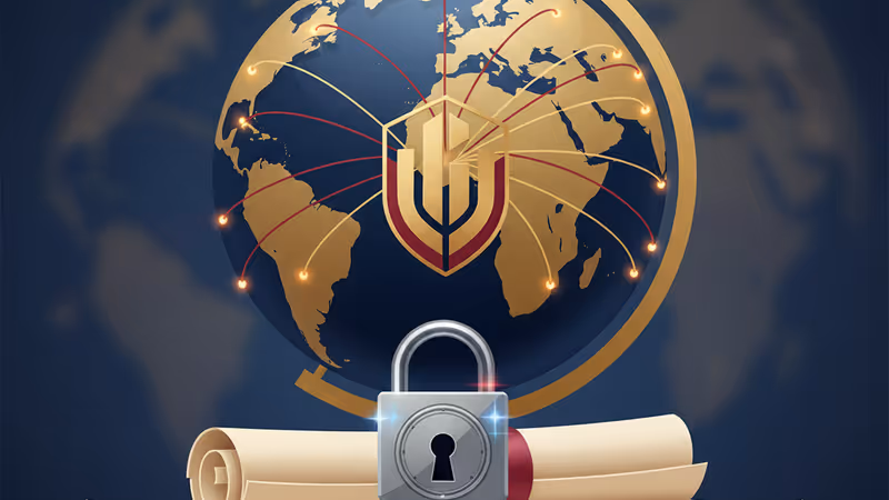 ミネソタ州の児童ケア基金書類に押される連邦政府のスタンプ