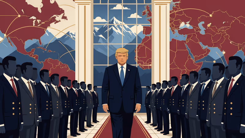 다보스 포럼 2026에 참석한 트럼프 대통령과 세계 지도자들