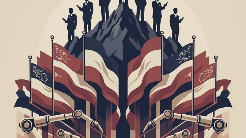 米国自動車工場の最新ラインとロボットアームの光景