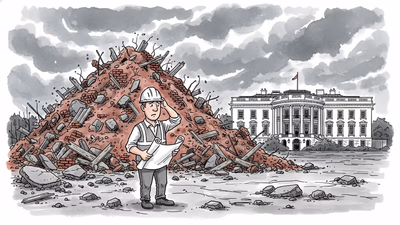 트럼프가 백악관 동관을 철거한 진짜 이유