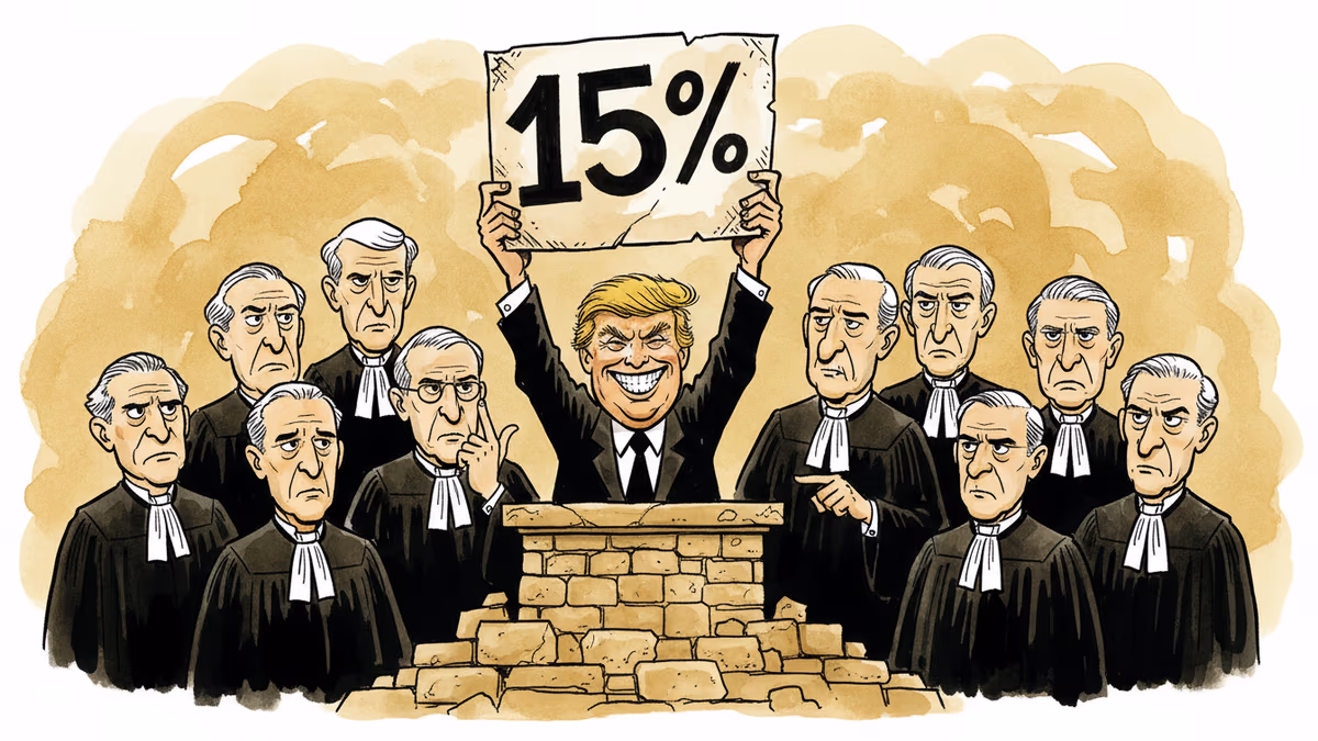 트럼프, 관세율 15%로 상향 조정... "내 지갑에 미치는 영향은?