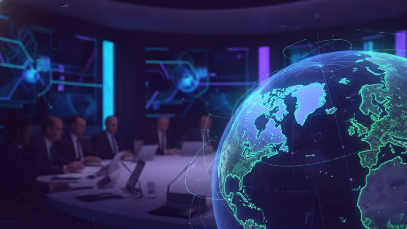 格陵蘭島地圖與象徵地緣政治博弈的棋盤元素結合