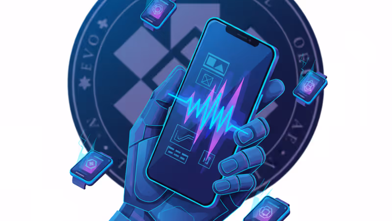 Illustration of a smartphone emitting waves representing the new federal health study