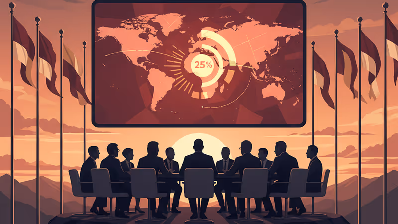 トランプ大統領 イラン取引国に25%関税賦課を発表：抗議デモ弾圧への対抗措置