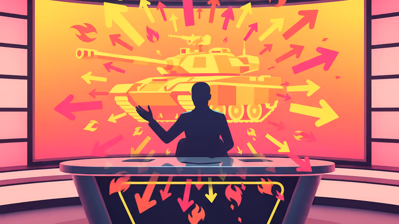 미네소타 군 투입 위협을 풍자하는 스테판 콜베어의 레이트 쇼 장면