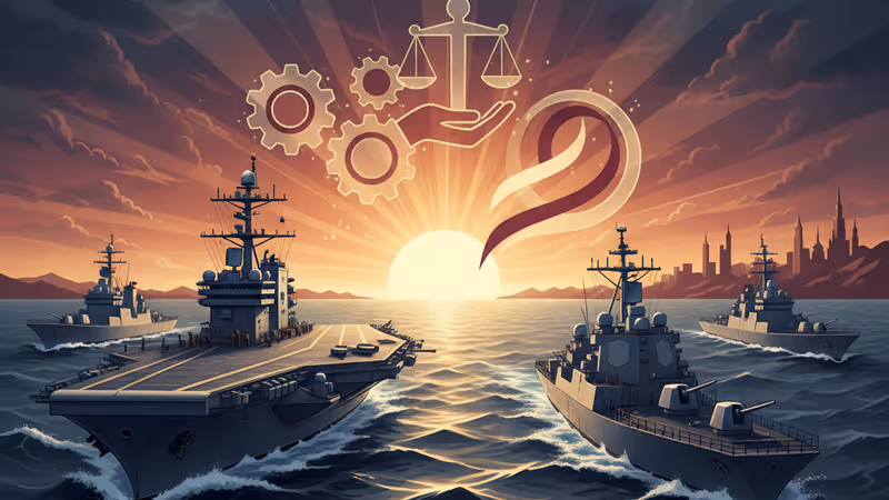 軍事戰略室內的伊朗地圖與緊迫的地緣政治分析