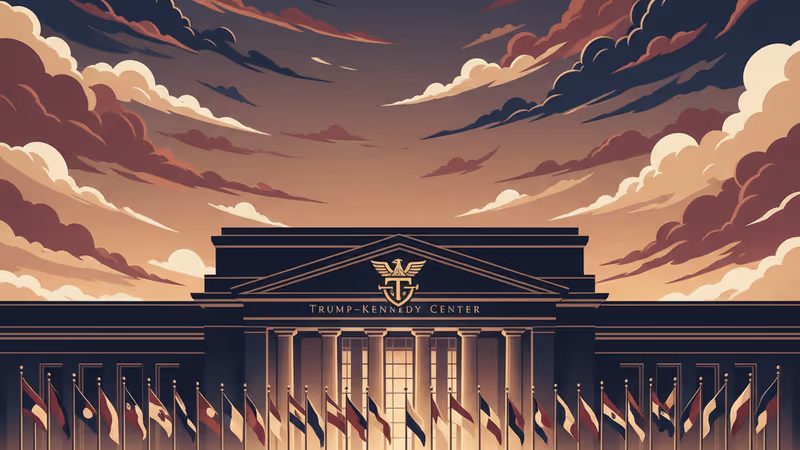 The Kennedy Center in Washington D.C. at dusk