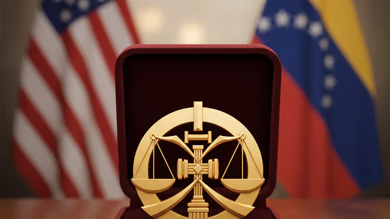 Maria Corina Machado and Donald Trump meeting at the White House