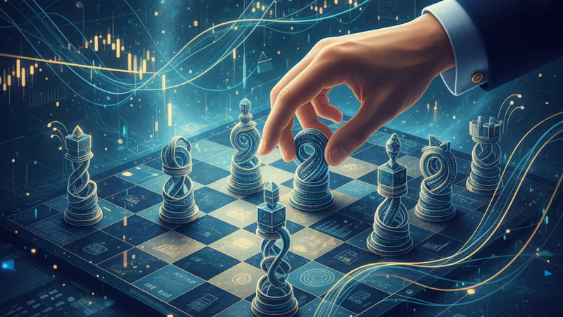 黃金之手操作股市圖表的示意圖