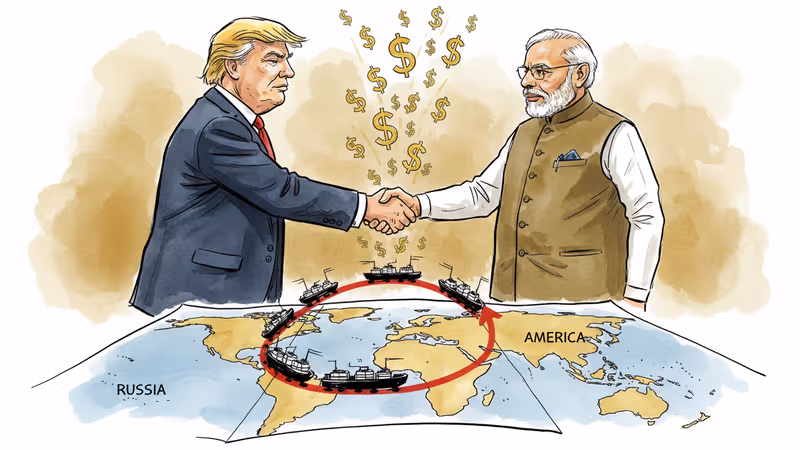 트럼프-모디 무역협정, 인도 관세 18%로 대폭 하락