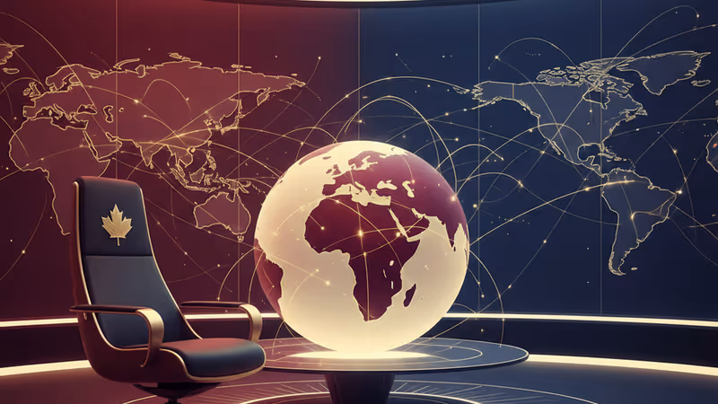 川普撤回加拿大邀請的外交衝突示意圖