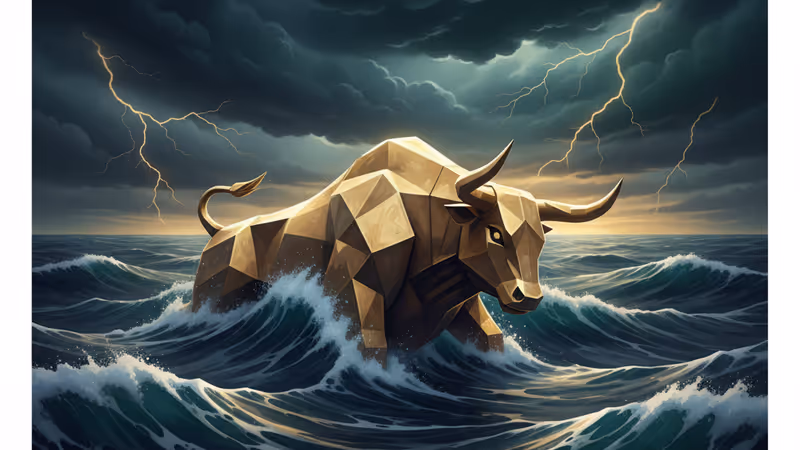 全球金融指數下跌與地緣政治緊張示意圖