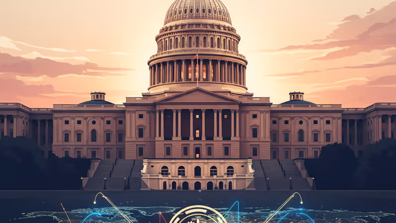 ベネズエラの軍事作戦を示すデジタルマップの様子