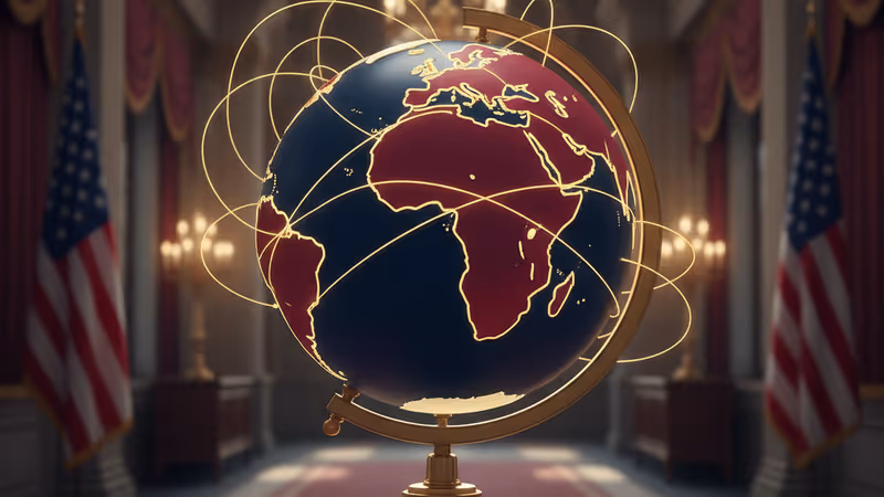 甘迺迪中心莊嚴的會議廳內景，象徵重要的政治決策時刻