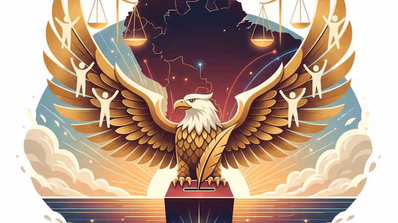 ベネズエラを指し示す軍事作戦の戦略的な地理イメージ