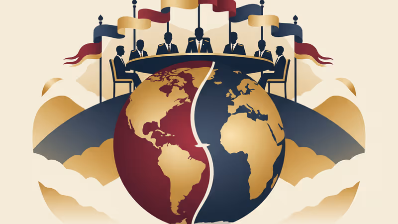 Map of the Americas illustrating US-China rivalry