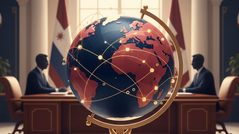 President Trump and President Zelenskyy during a diplomatic meeting.