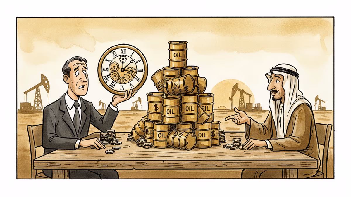 트럼프의 이란 15일 최후통첩, 중동 기름값이 말해주는 것