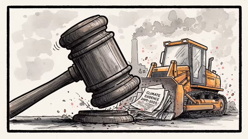 Trump's Climate Science Reversal Hits Legal Roadblock