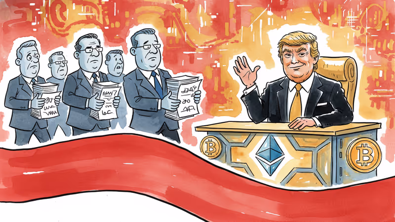 트럼프 암호화폐 법안, 대통령 겨냥한 조항엔 '레드라인