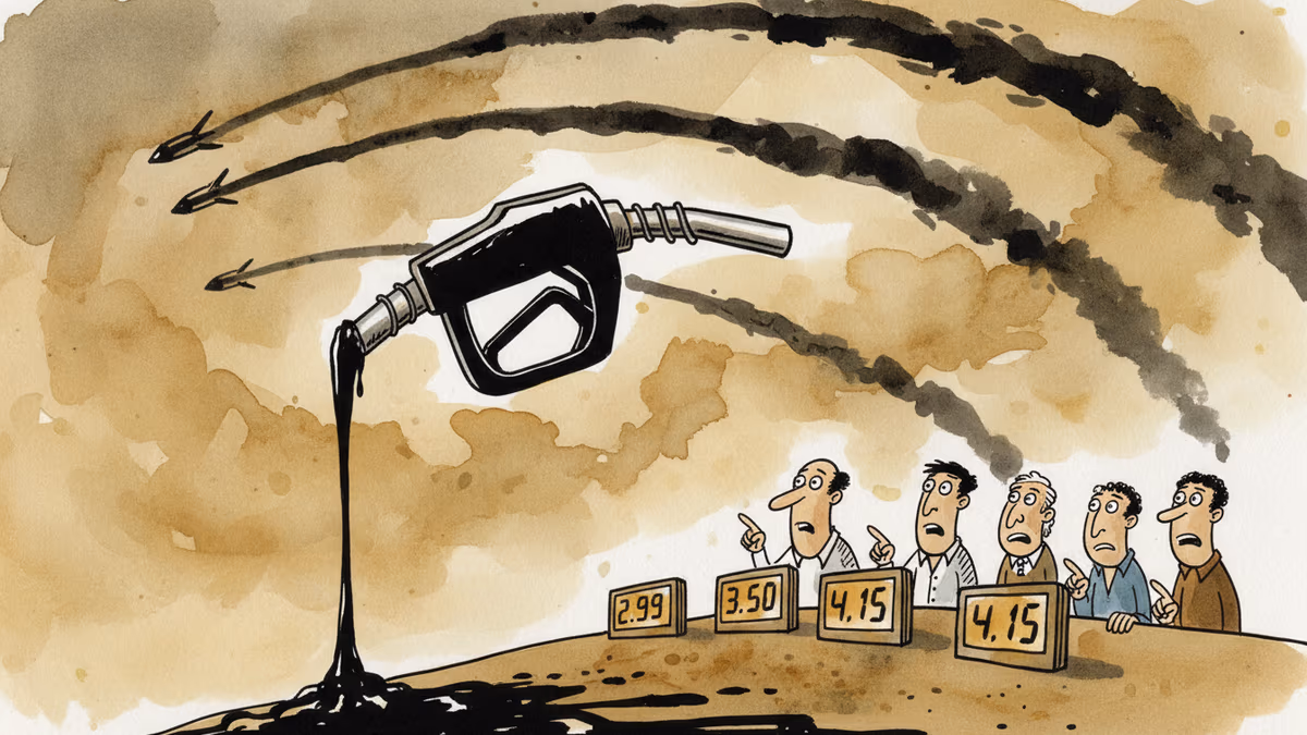 트럼프의 이란 공습, 기름값에 불을 붙이다