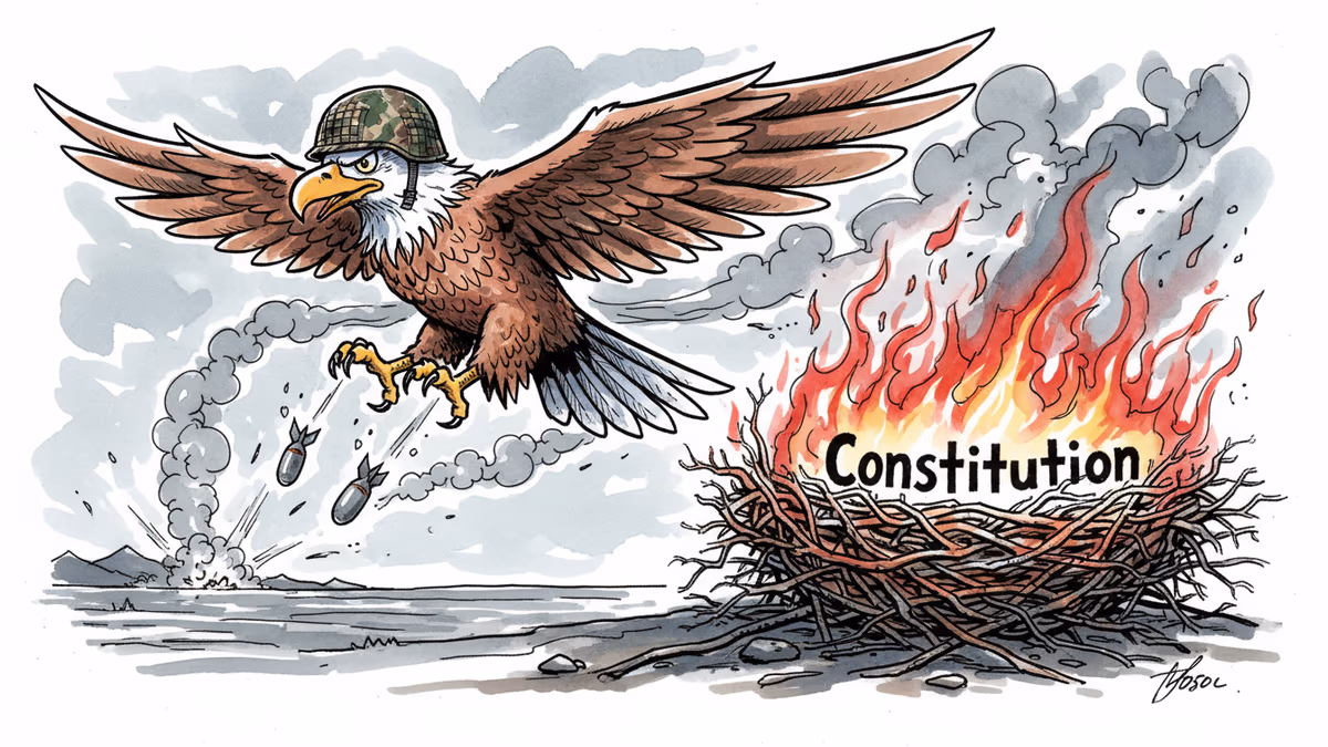 트럼프의 이란 전쟁, 민주주의에 던진 위험한 도박