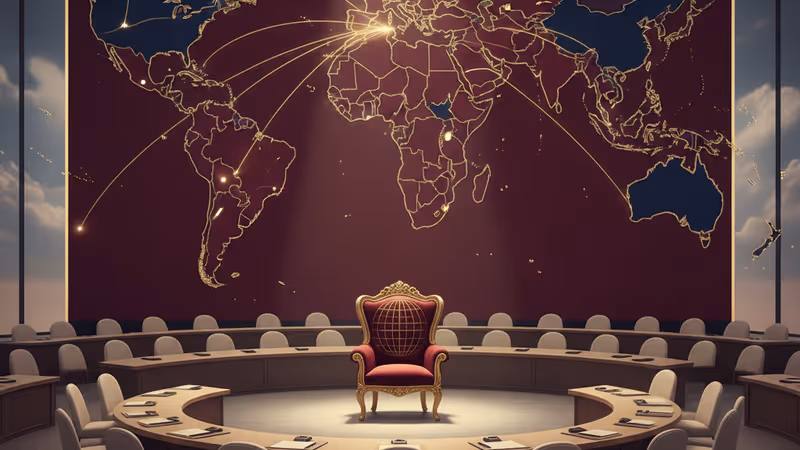 美國退出國際組織對台灣外交衝擊的示意圖