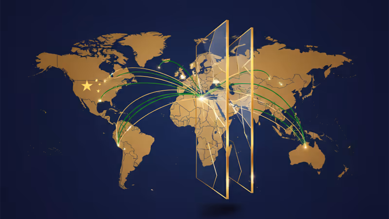 全球地圖上築起的關稅壁壘與貨物貿易流向的劇烈變遷