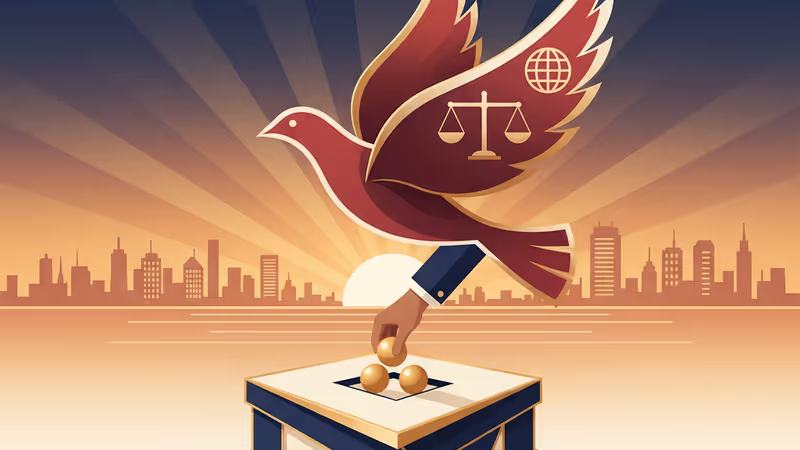 미국과 베네수엘라 국기 배경의 긴장된 정치적 분위기