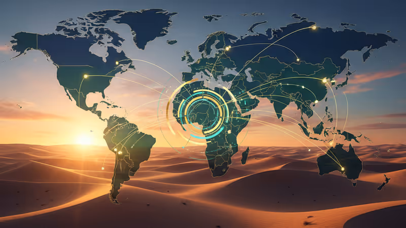 トルクメニスタンのデジタル地図とブロックチェーンのネットワーク