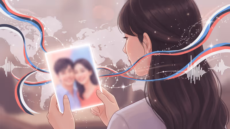 ダヒョンとイ・シウの過去と現在の対比を象徴するイメージ