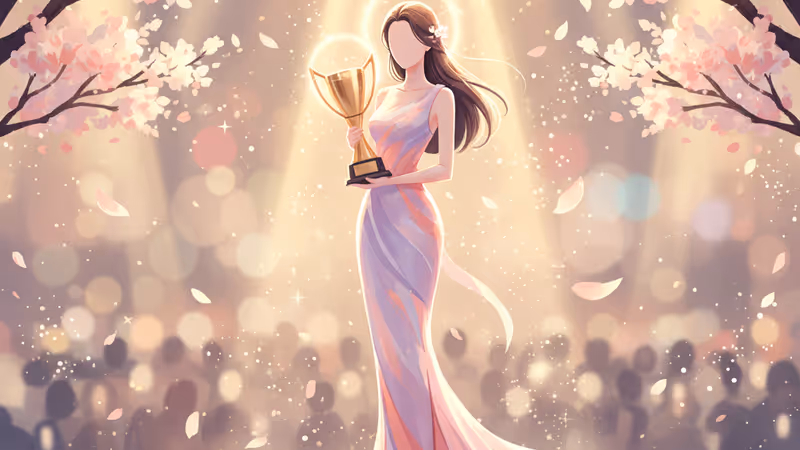 Tzuyang delivering an emotional speech at the 2025 MBC Entertainment Awards