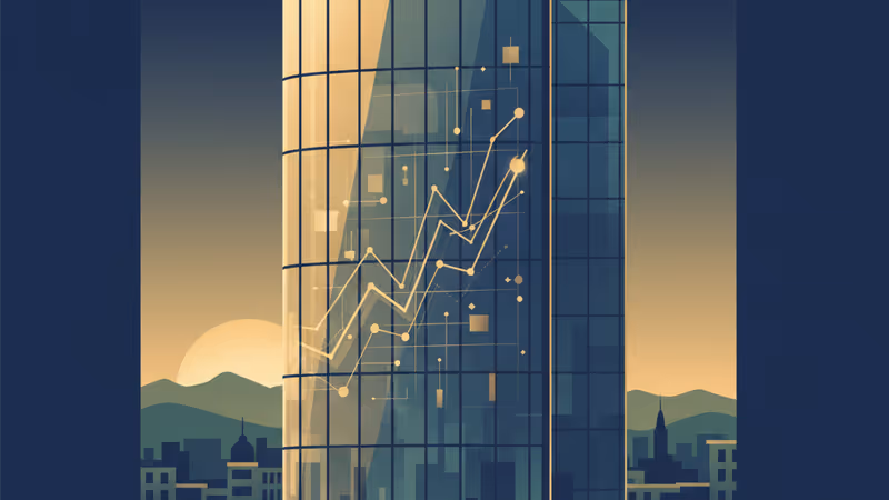 스위스 은행 금고 안에서 빛나는 비트코인 로고