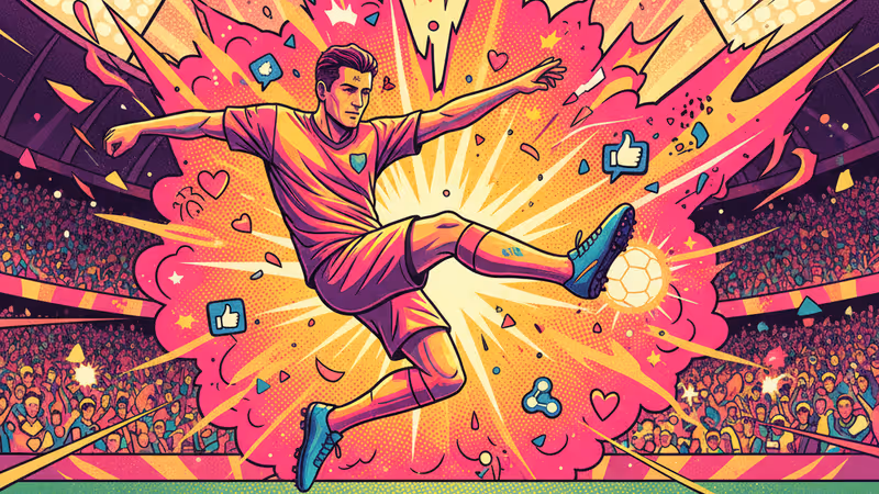 烏干達與奈及利亞球員在場上激烈爭球