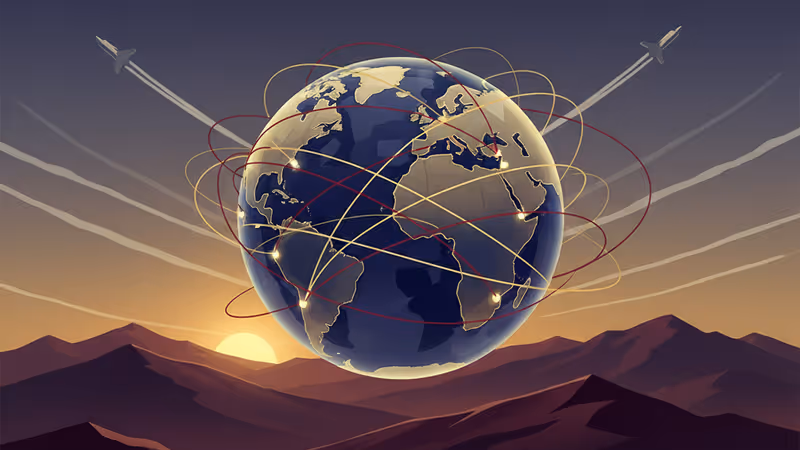 시리아 팔미라 인근 산악 지대를 비행하는 전투기의 모습