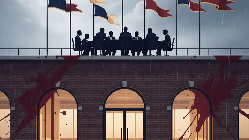 Red paint splattered on the entrance of a UK Labour Party office