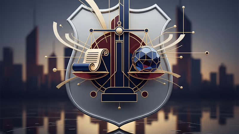 A police badge on a desk symbolizing the resignation of the UK Police Chief