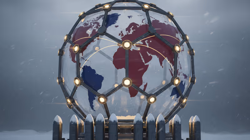 烏克蘭無人機軌跡地圖與和平談判桌的合成示意圖