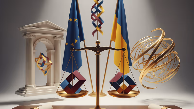 우크라이나 파병 협정에 서명하는 유럽 정상들