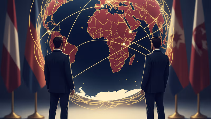 ウクライナを訪問し結束を示すブリンケン国務長官とラミー外相のイメージ