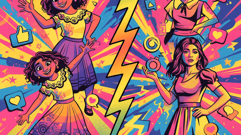 『ミラベルと魔法だらけの家』のキャストとキャラクターの比較画像