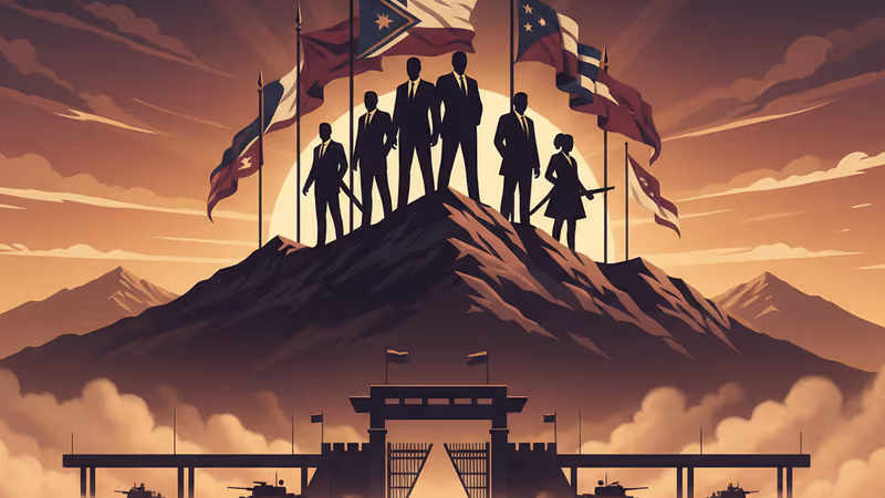 미군 작전 이후 긴장이 고조된 베네수엘라-콜롬비아 국경의 모습