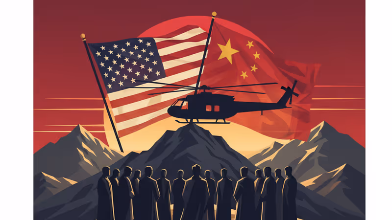 斷裂的鐵鏈與加勒比海地圖的地緣政治隱喻