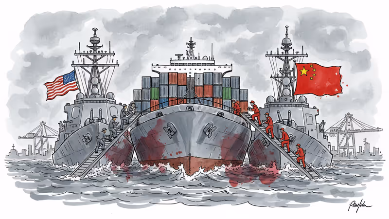 美軍首次攔截中國對外貨船，海上制裁執法進入新階段