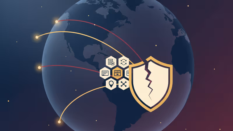 한국과 미국 국기 배경 앞에 놓인 디지털 규제와 표현의 자유를 상징하는 저울