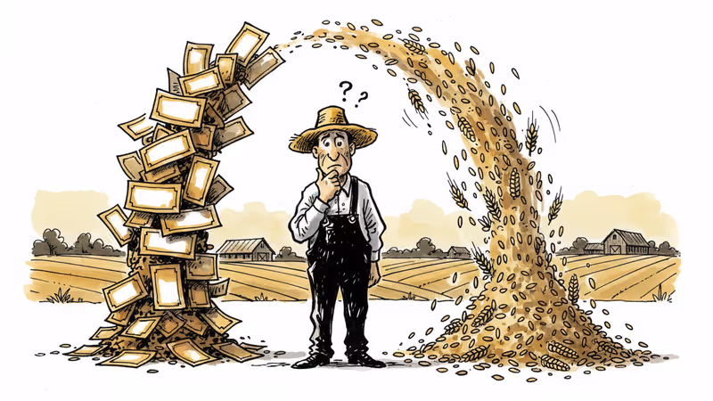 美國農業收入2026年將下降，政府補貼激增仍無力回天